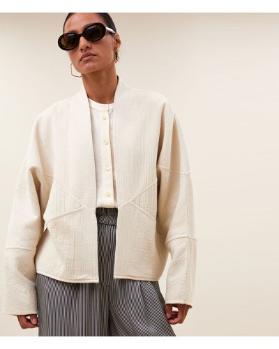 By Bar Flora Jacket Chalk