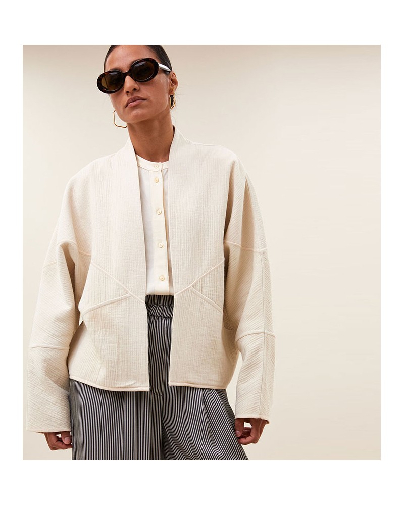 By Bar Flora Jacket Chalk