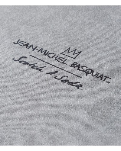 Maison Scotch Tshirt Basquiat Grey