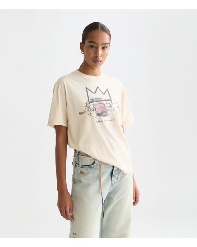 Maison Scotch Tshirt Basquiat Ecru