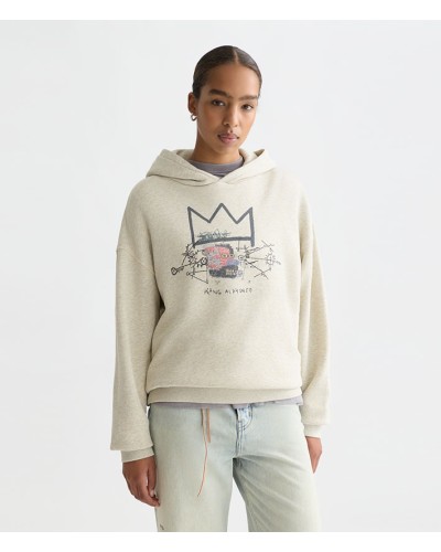 Maison Scotch Sweatshirt Basquiat Grey