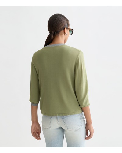 Maison Scotch Cardigan Green