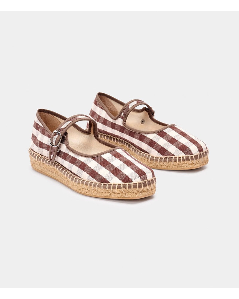 Naguisa Peonia Brown Check