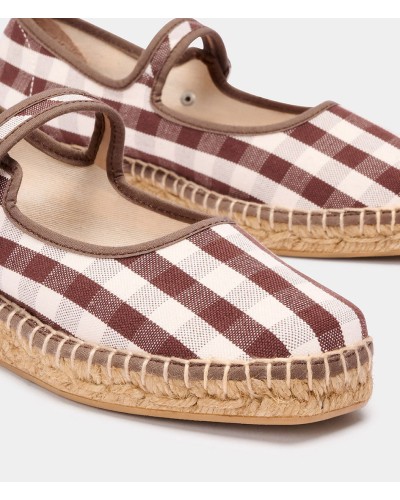 Naguisa Peonia Brown Check