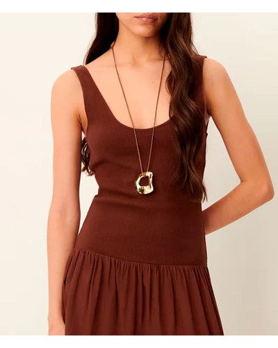 Sessun Solao Dress Brown