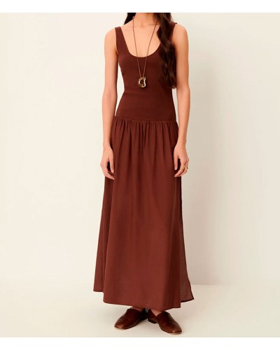 Sessun Solao Dress Brown