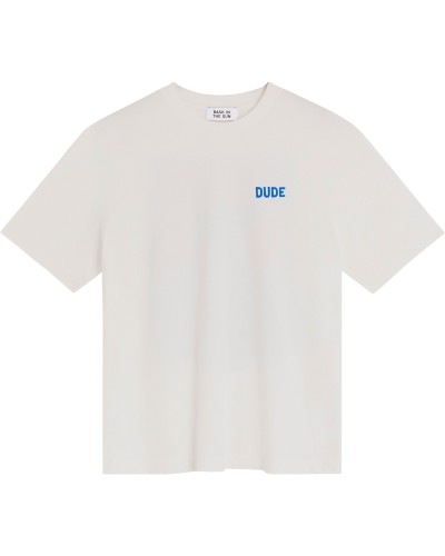 Bask In The Sun Dude Tee White