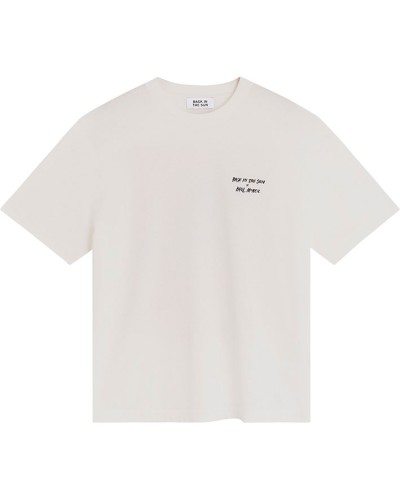 Bask In The Sun Holiday Tee White