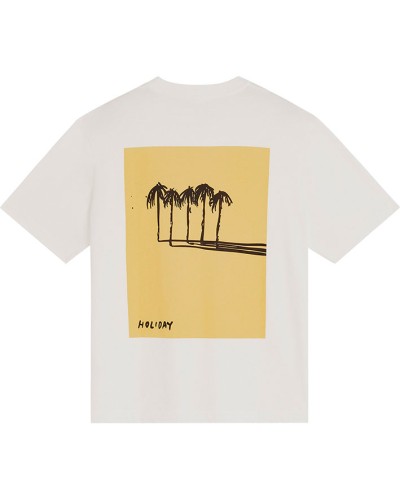 Bask In The Sun Holiday Tee White