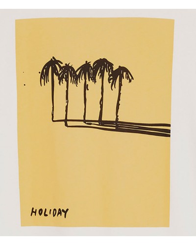 Bask In The Sun Holiday Tee White