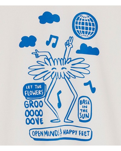 Bask In The Sun Groove Tee White