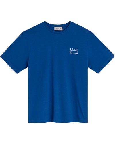 Bask In The Sun Free Tee Blue