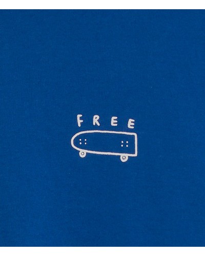 Bask In The Sun Free Tee Blue