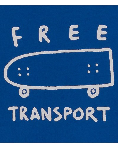 Bask In The Sun Free Tee Blue