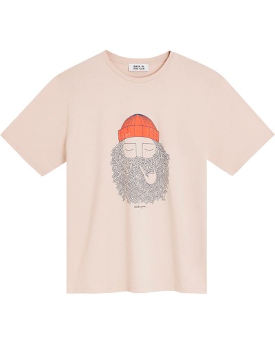 Bask In The Sun Smoking Tee White