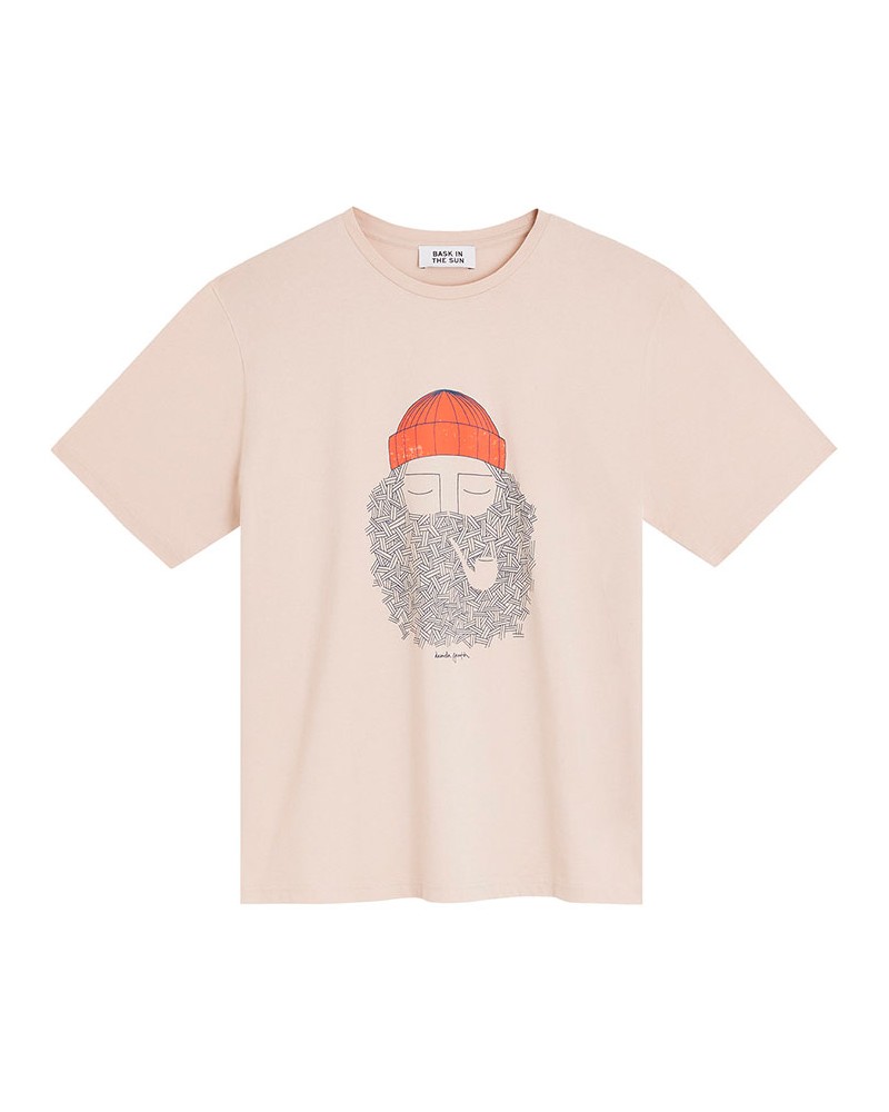 Bask In The Sun Smoking Tee White