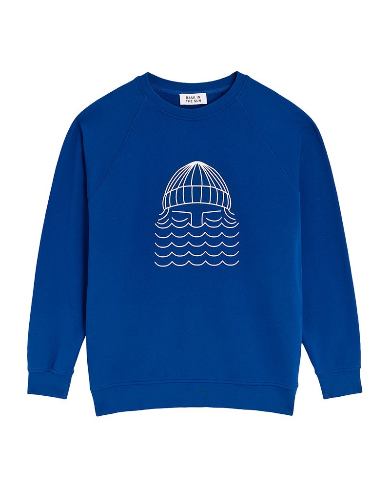 Bask In The Sun Sun Sweatshirt Blue