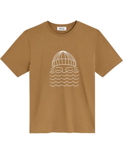 Bask In The Sun To The Sea Tee Olive