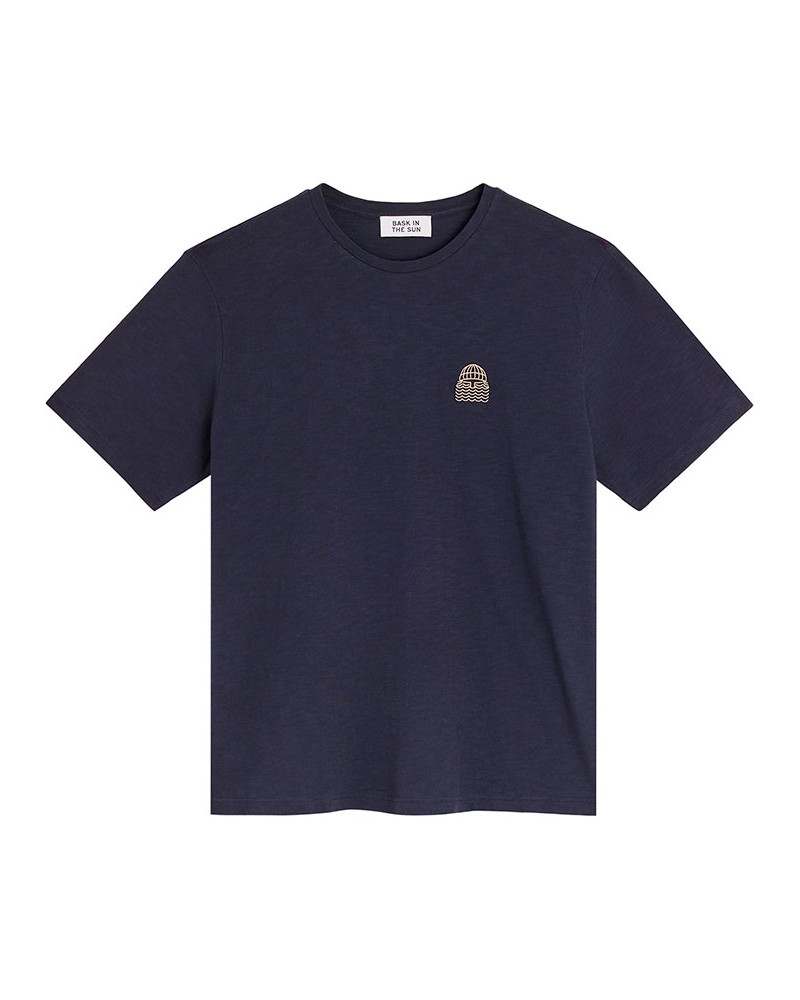 Bask In The Sun To The Sea Tee Navy