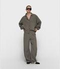 10 Days Banana Pants Lyocell Dark Fog