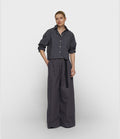 10 Days Wide Pants Jog Twill Steel Blue