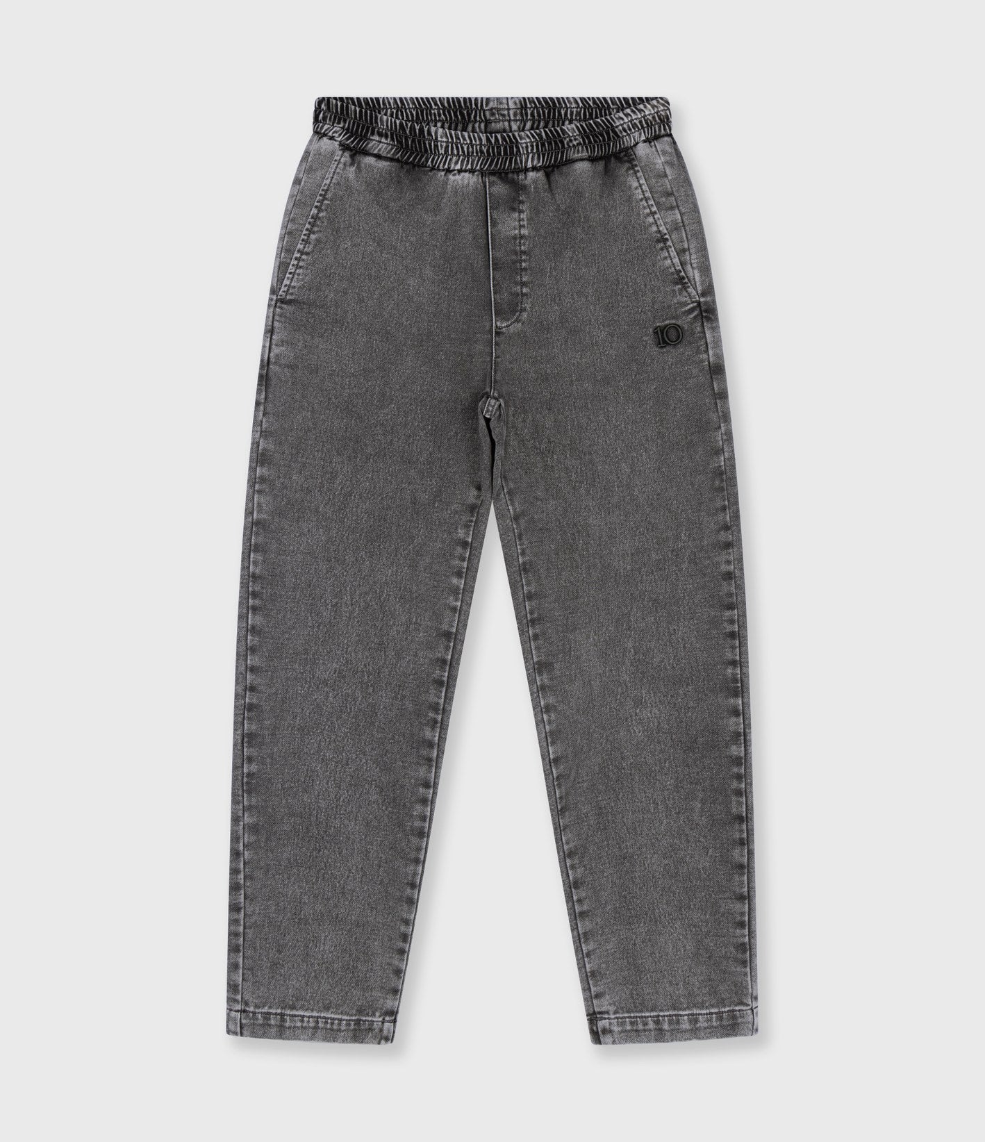 10days Easy Pants Jog Denim Gris Jaspeado