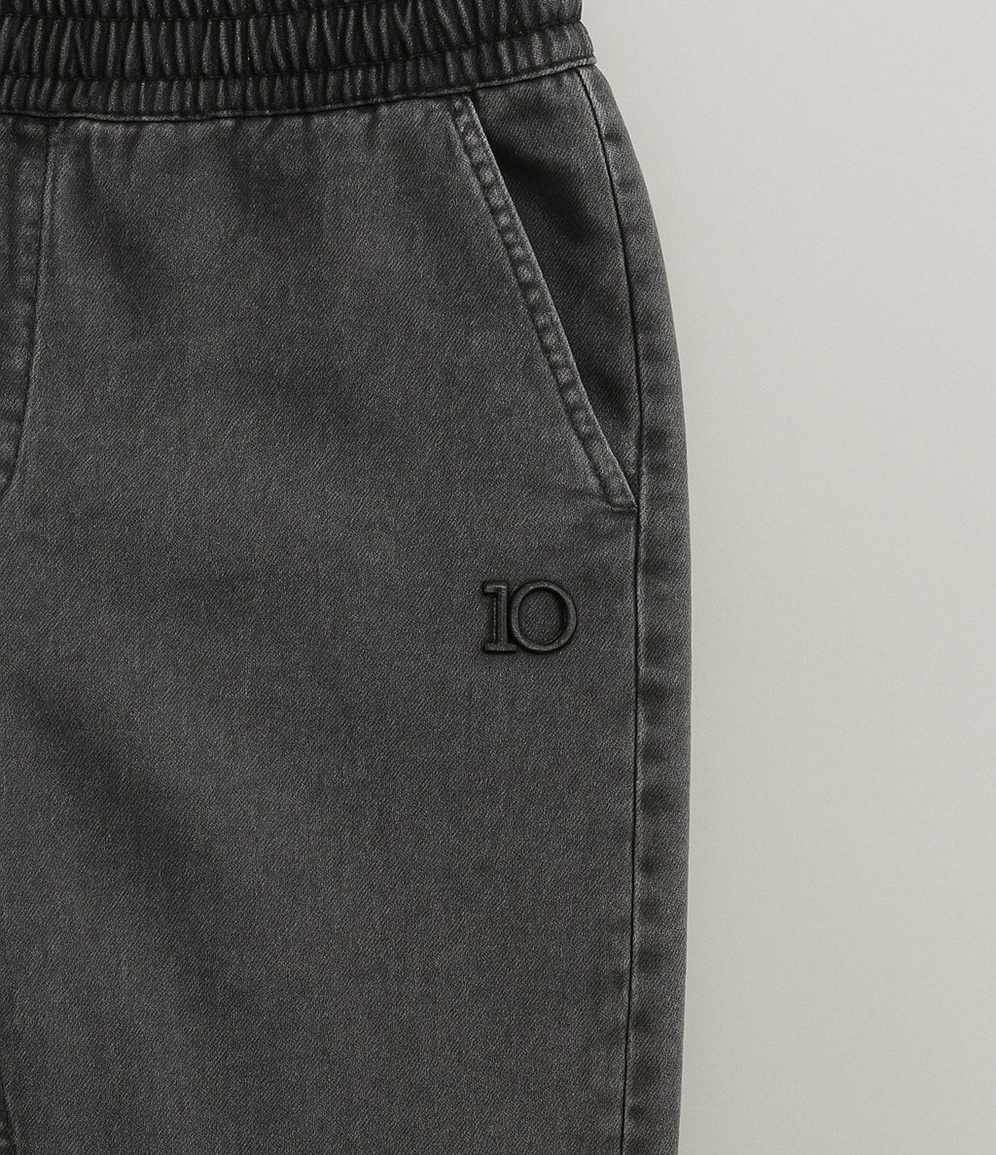 10days Easy Pants Jog Denim Gris Jaspeado