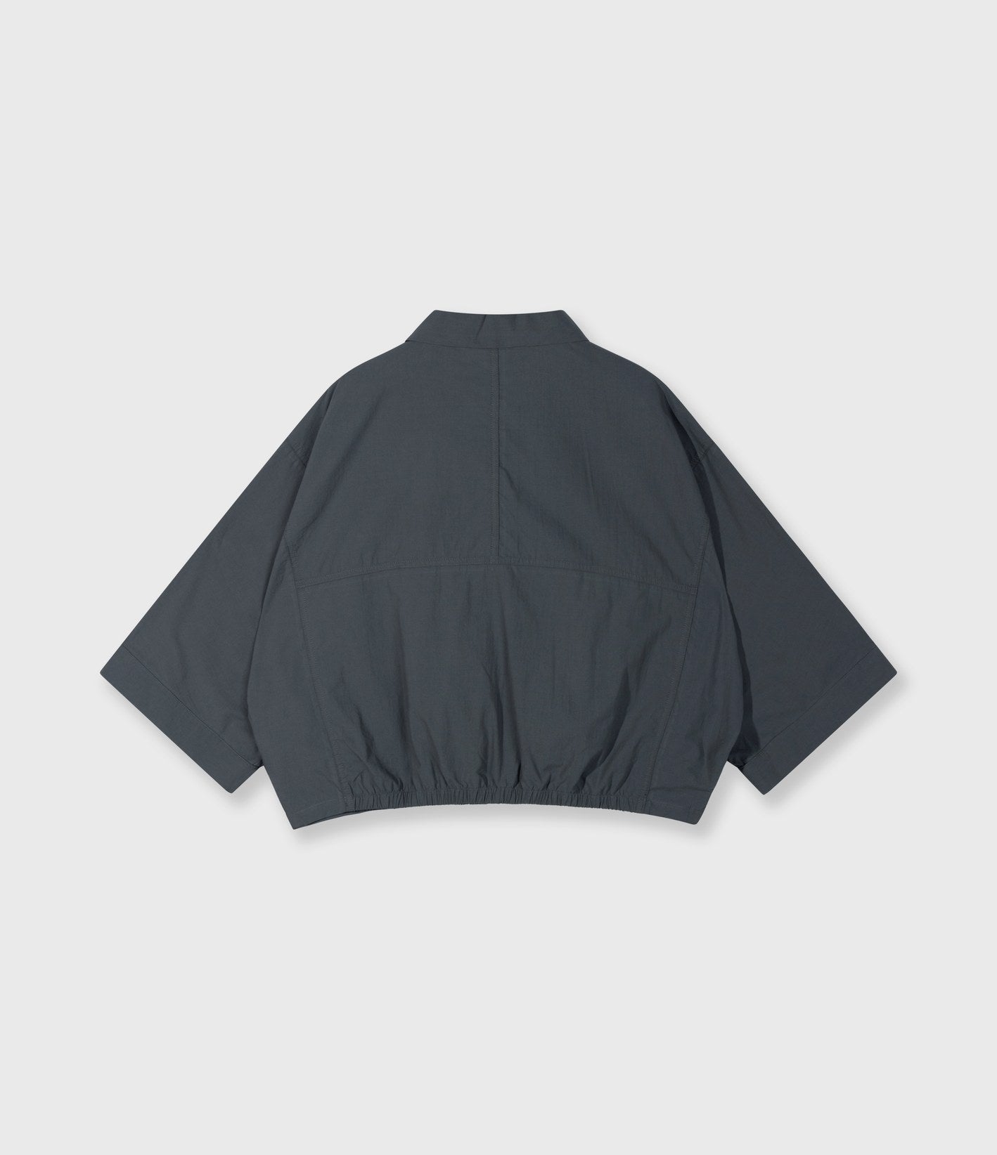 10days Wide Crinkle Jacket Steel Blue