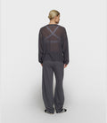 10days Thin V-Neck Knit Sweater Steel Blue