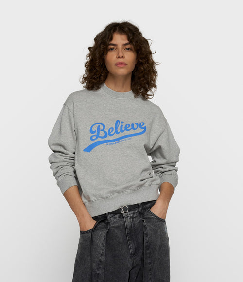 10 Days Petite Sweater Believe Light Grey Melee