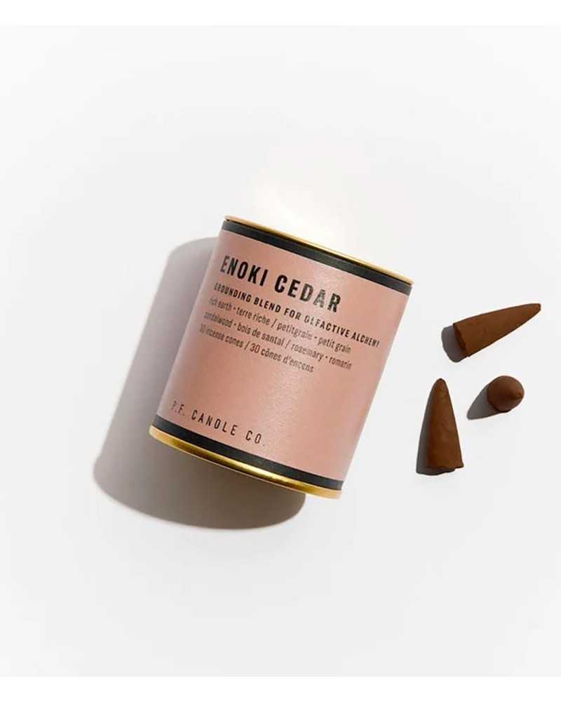 PF Candle NO. 2 Enoki Cedar Incense Cones