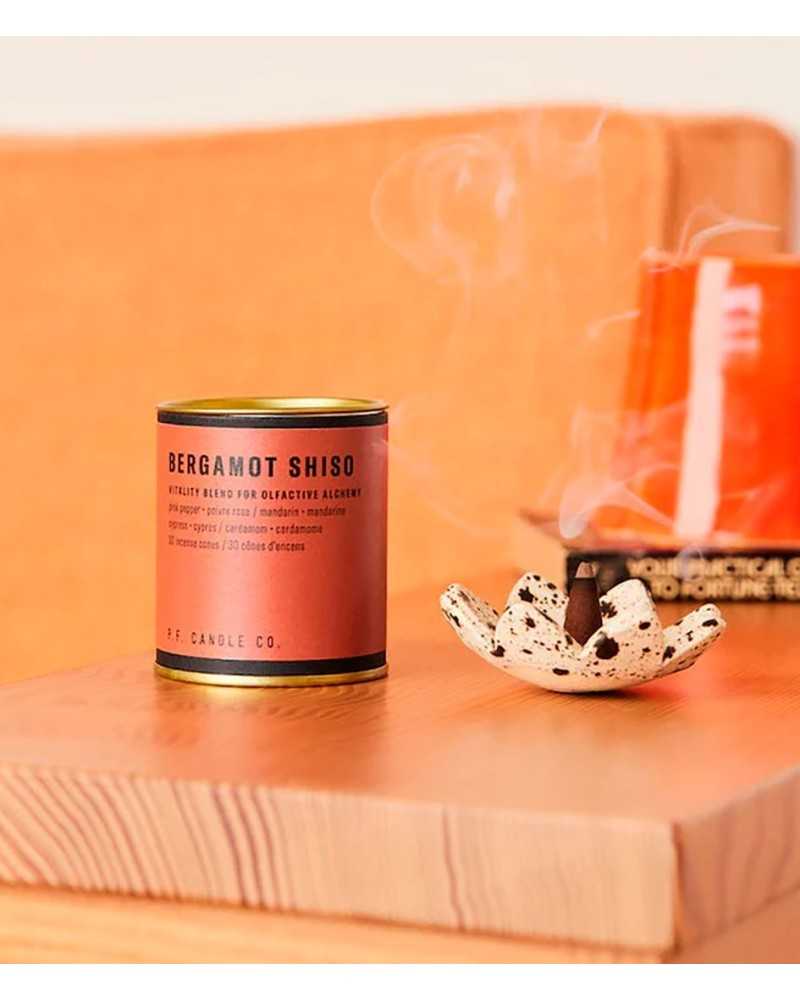 PF Candle NO.1 Bergamot Shiso Incense Cones