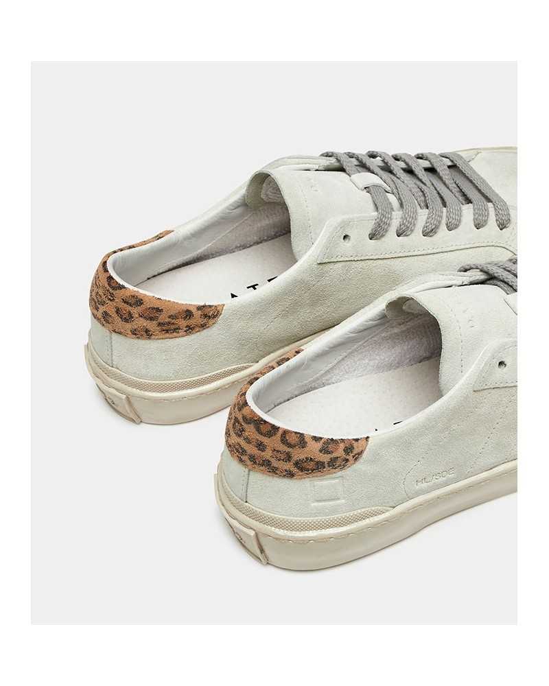 D.A.T.E. Hill Low Suede Cream