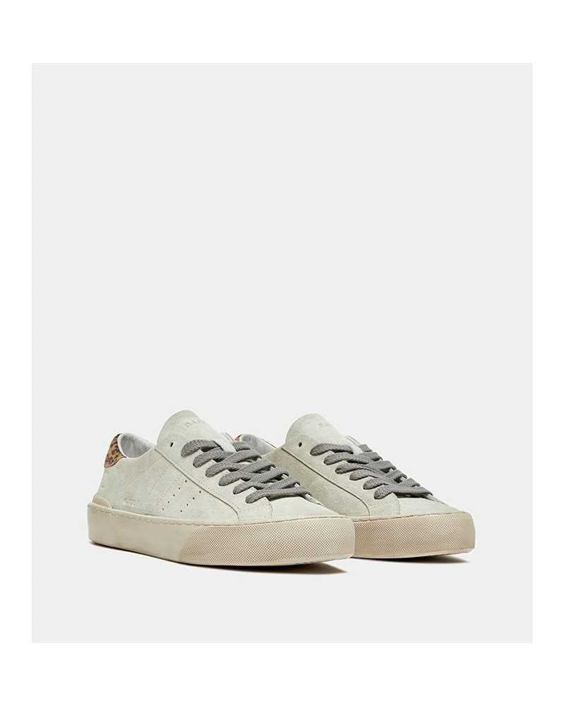 D.A.T.E. Hill Low Suede Cream