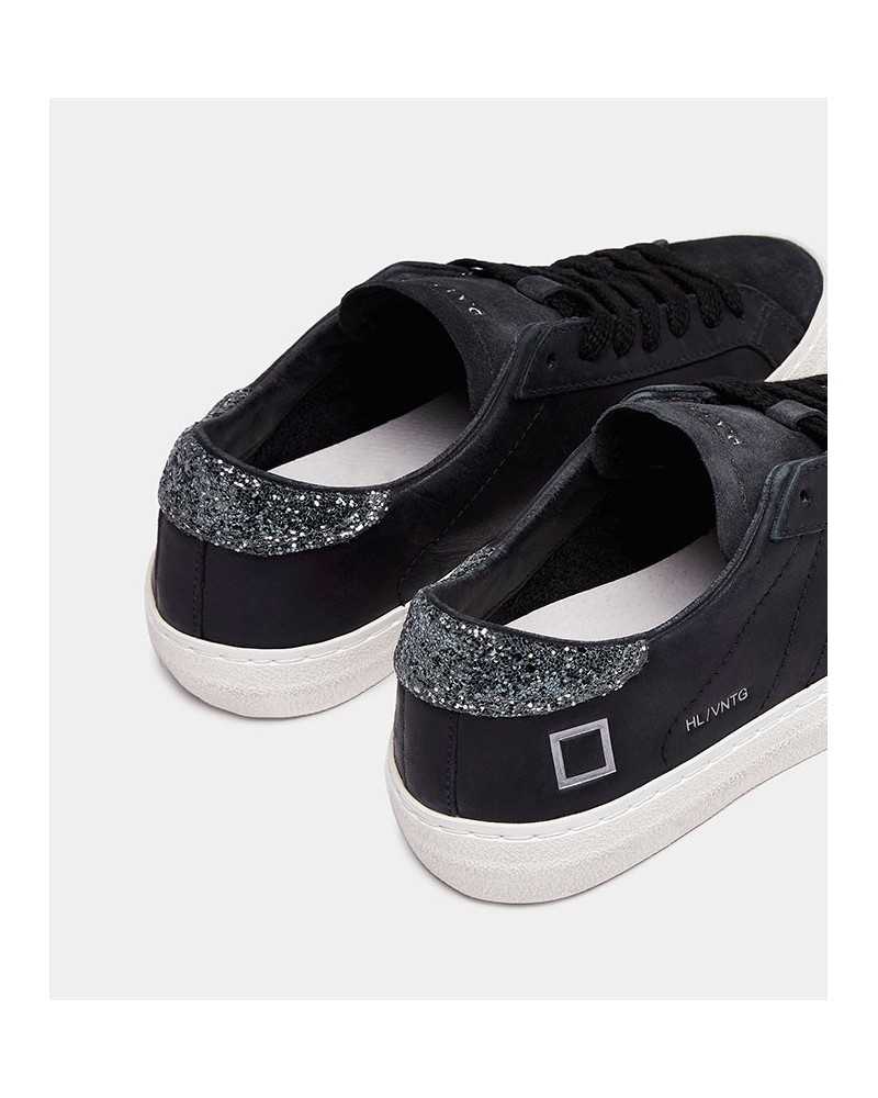 D.A.T.E. Hill Low Vintage Calf Black