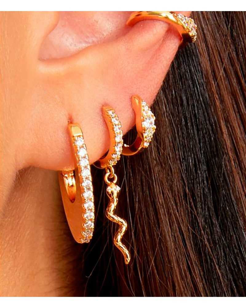 Boucles d'oreilles hindi Mya Bay ou
