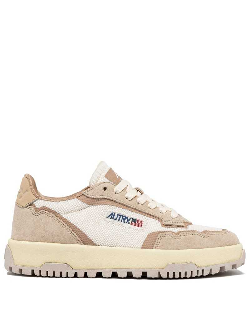 Autry Wildpace Low Woman White Brown