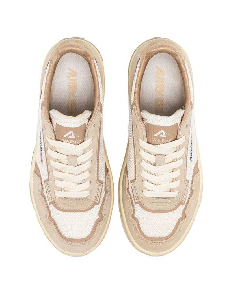 Autry Wildpace Low Woman White Brown