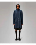 Rains Long Jacket Navy