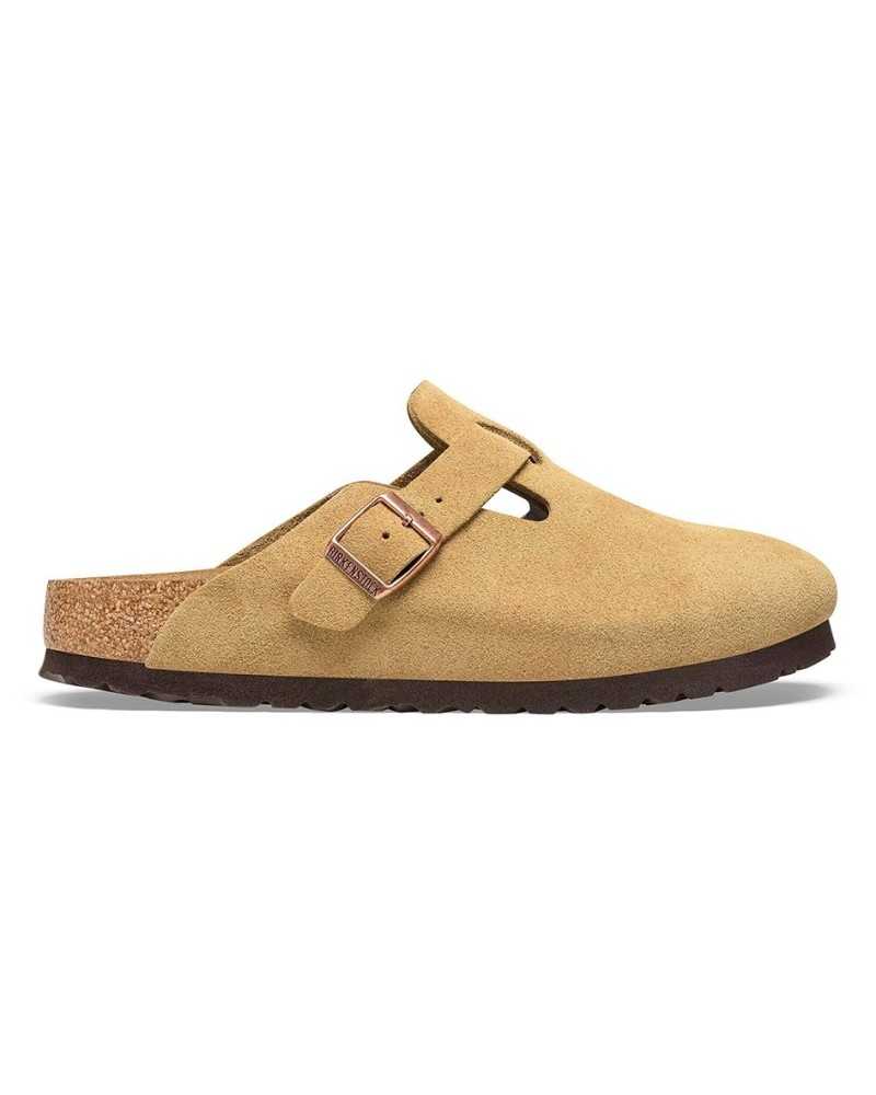 Birkenstock Boston Leve Latte Cream