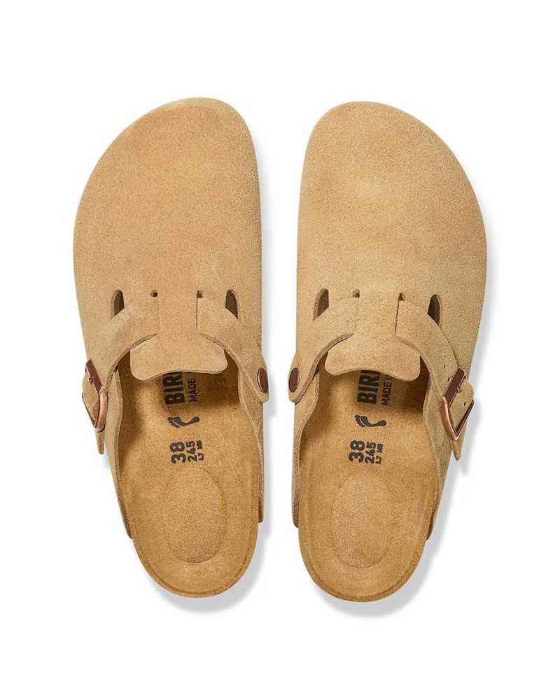Birkenstock Boston Leve Latte Cream