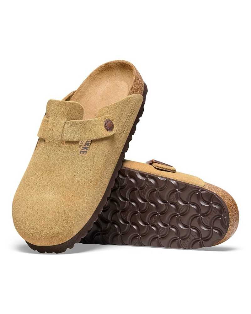 Birkenstock Boston Leve Latte Cream
