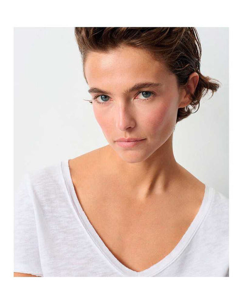 American Vintage Sonoma Tshirt V Blanc