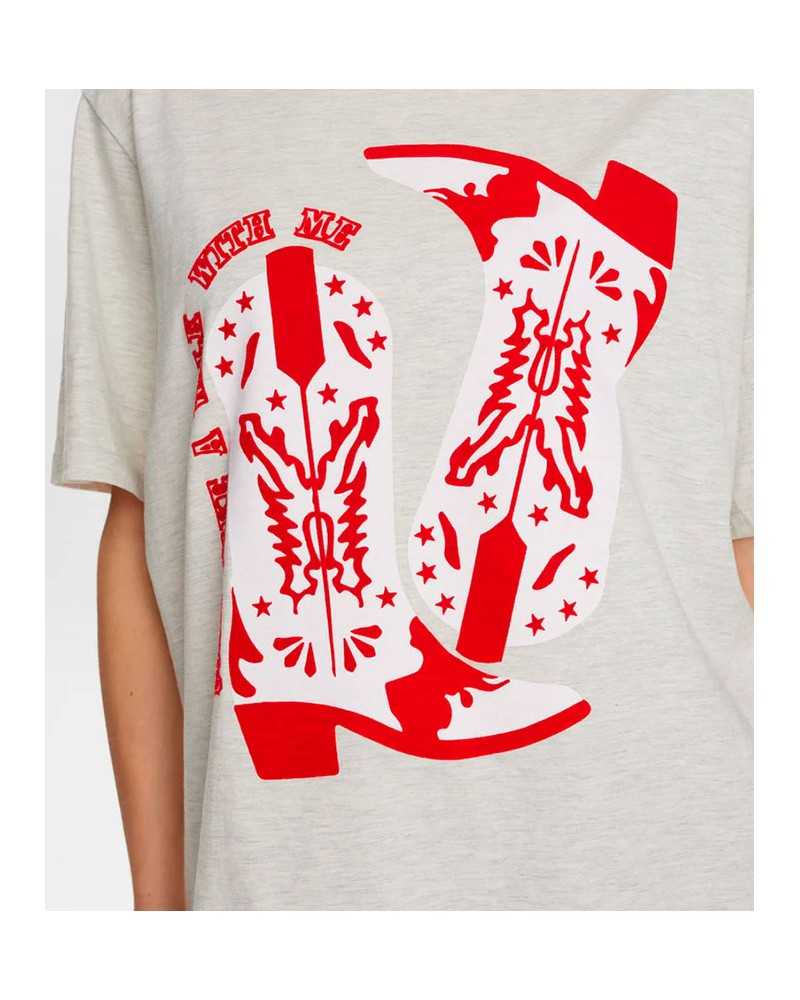 Numph Nuwestern Tshirt Gray