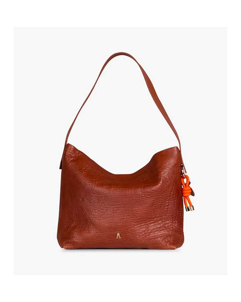 Craie Shift Lamb Bag Havanna