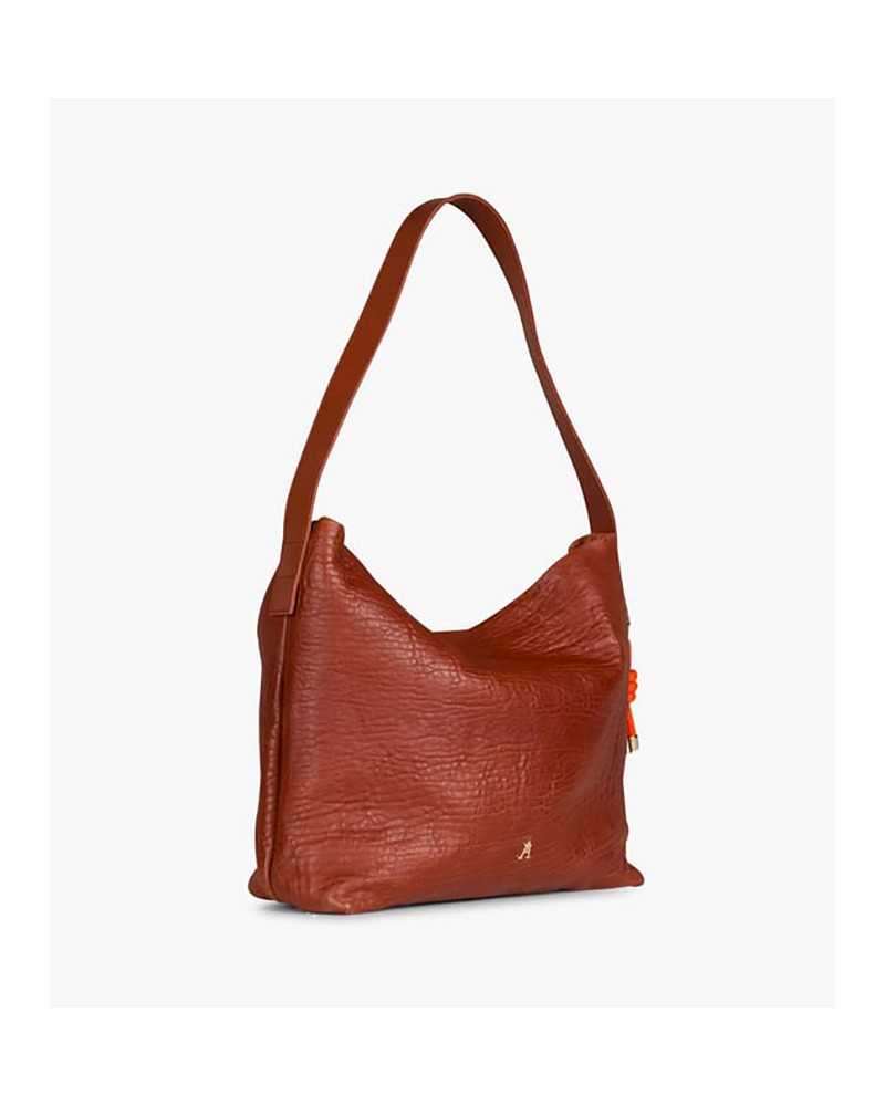 Craie Shift Lamb Bag Havanna