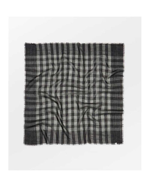 Écharpe à carreaux Becksondergaard Noir