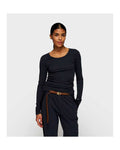 10 Days Modal Tee Extra Long Navy