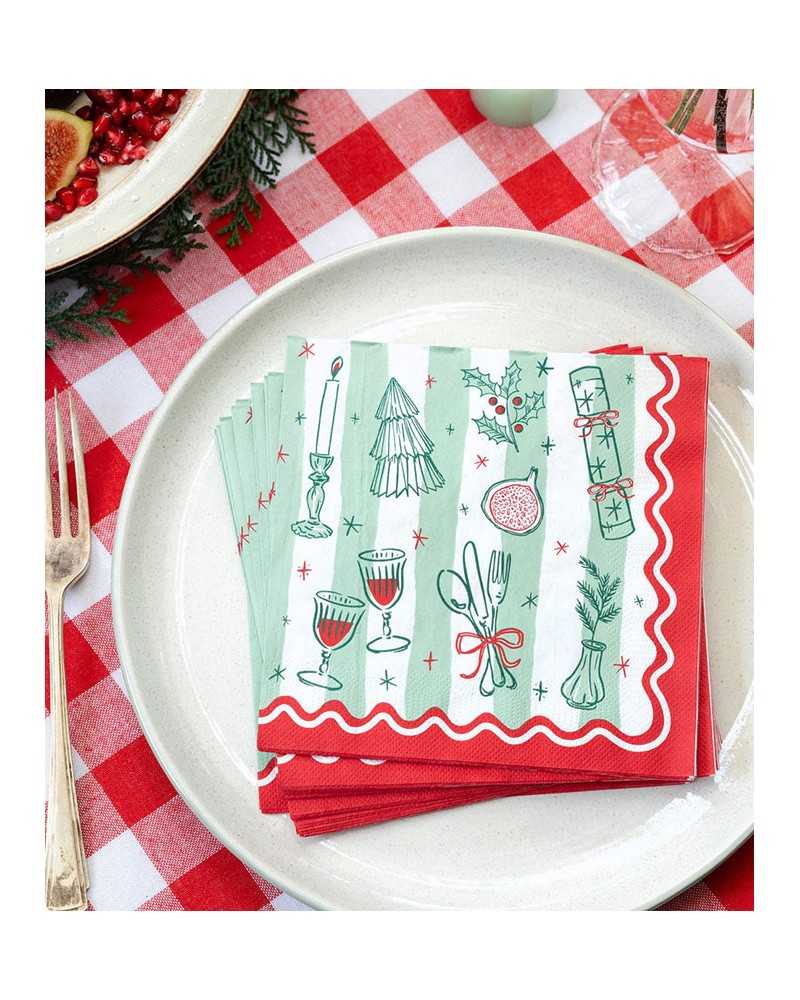 Talking Tables Bon Napkin Noel