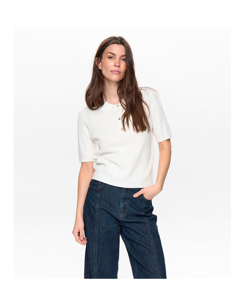 Polo Numph Nualette Blanc
